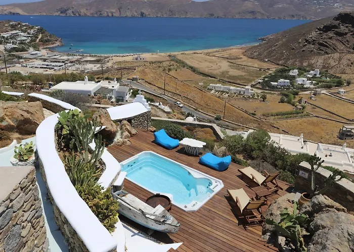 Villa Princess 5 4Bed With Small Tub Panormos Beach